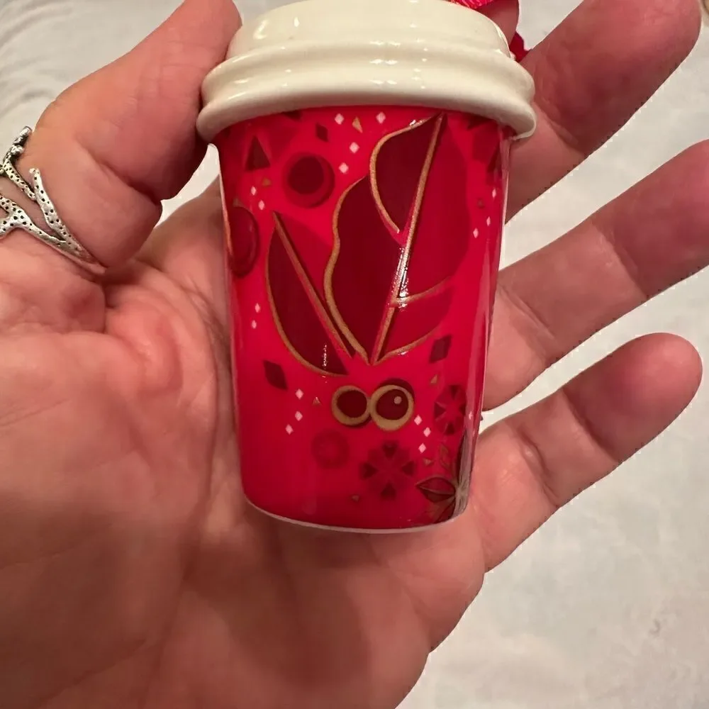 2013 Starbucks Ceramic Ornament Collectible Coffee